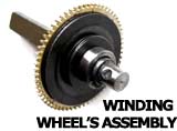 Winding wheel's assmebly