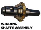 Winding shaft's assembly